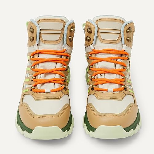 Daily Outdoor Waterproof Hiking Boots, Men's Breathable Memory Foam Insole Boots